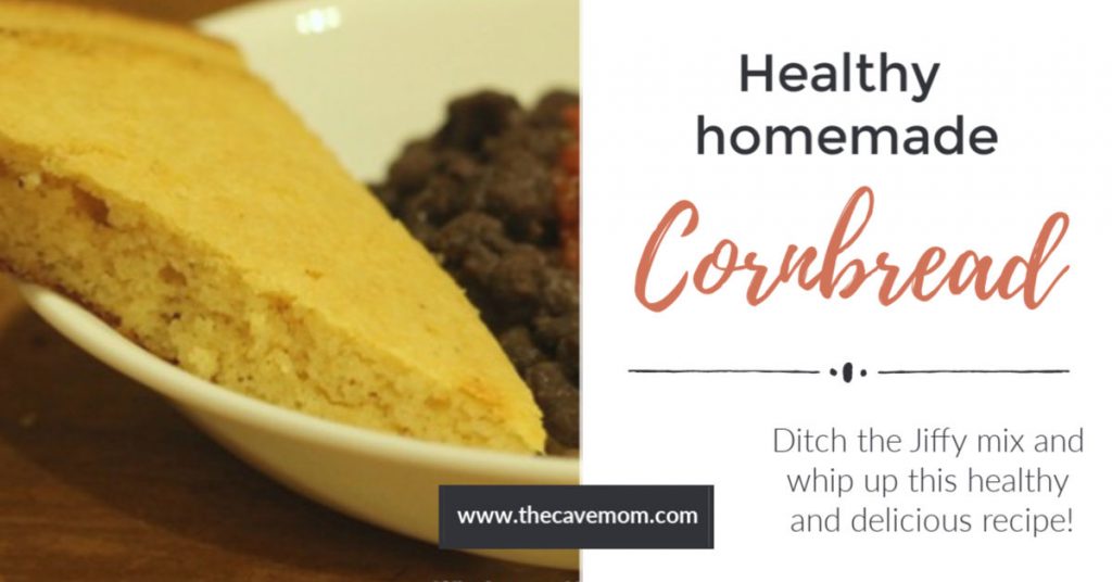 Healthy homemade cornbread
